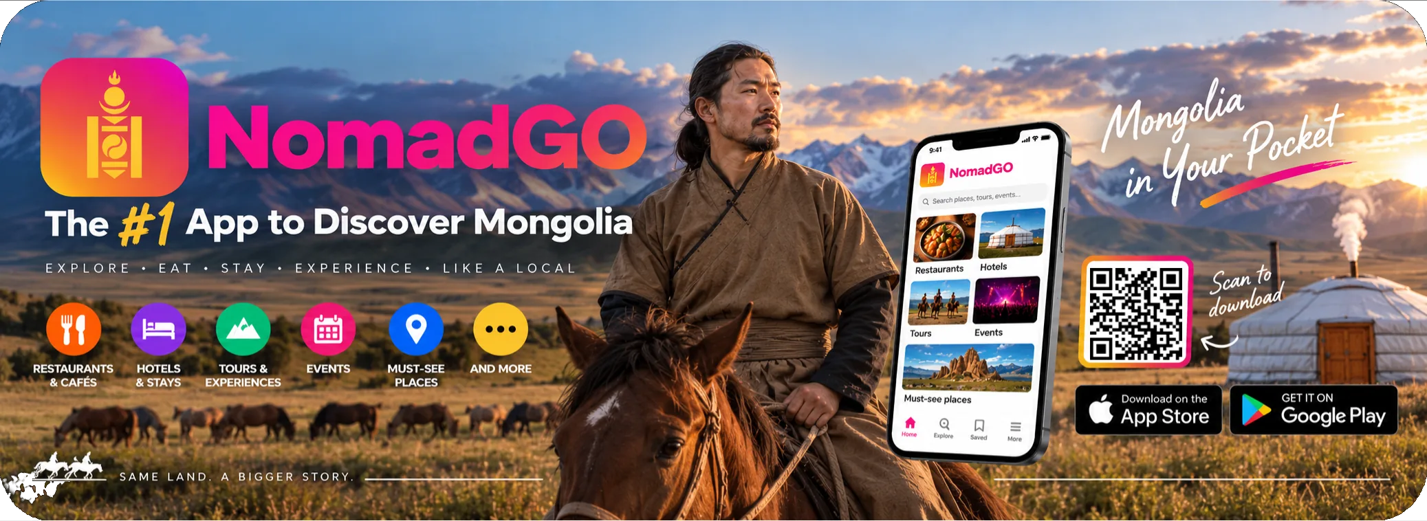 NomadGo — The #1 App to Discover Mongolia